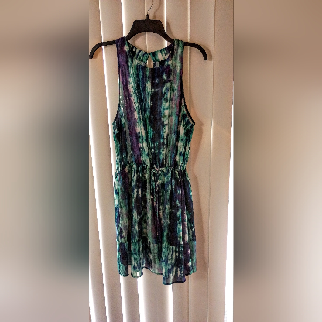 Super Cute N Comfy Colorful Sleeveless Summer Dress Large Mossimo